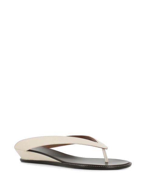 Giuseppe Zanotti leather flip-flops - Neutrals - zdjęcie produktu nr 2