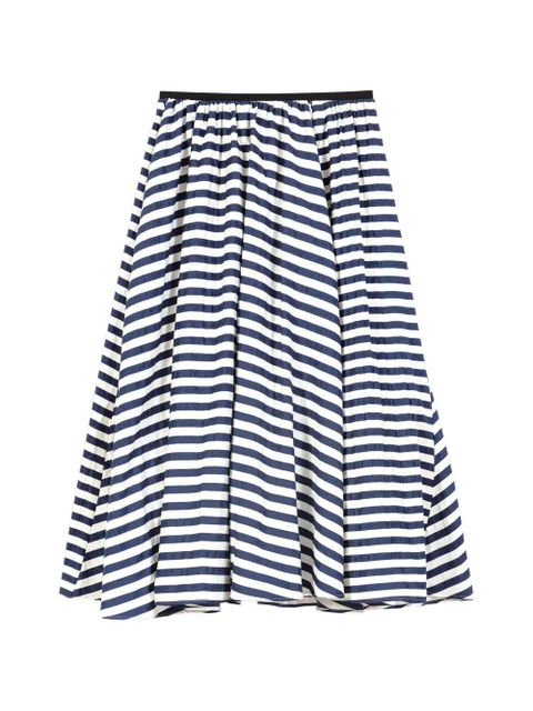 Maje striped A-line skirt - Blue - zdjęcie produktu nr 1