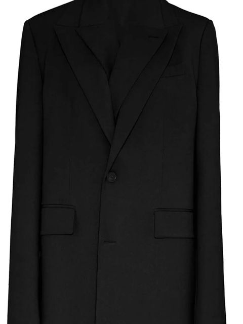 Jean Paul Gaultier single-breasted longline coat - Black - zdjęcie produktu nr 2