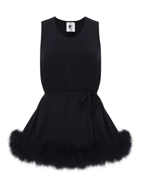 Sleeper Bisou Bisou feathers top - Black - zdjęcie produktu nr 1