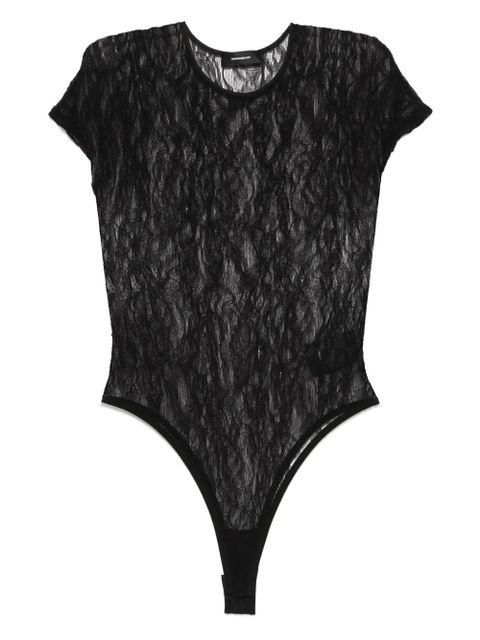 WARDROBE.NYC lace-detailing bodysuit - Black - zdjęcie produktu nr 1