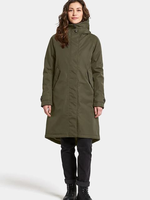 Didriksons kurtka LUNA kolor zielony zimowa oversize 505930 - zdjęcie produktu nr 2