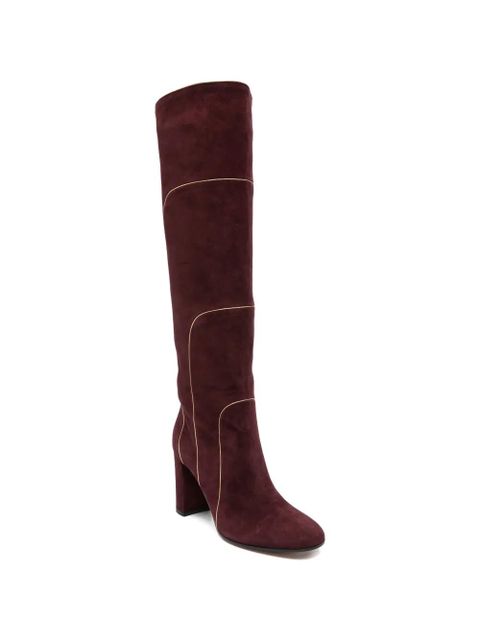 Gianvito Rossi line-detail boots - Red - zdjęcie produktu nr 2