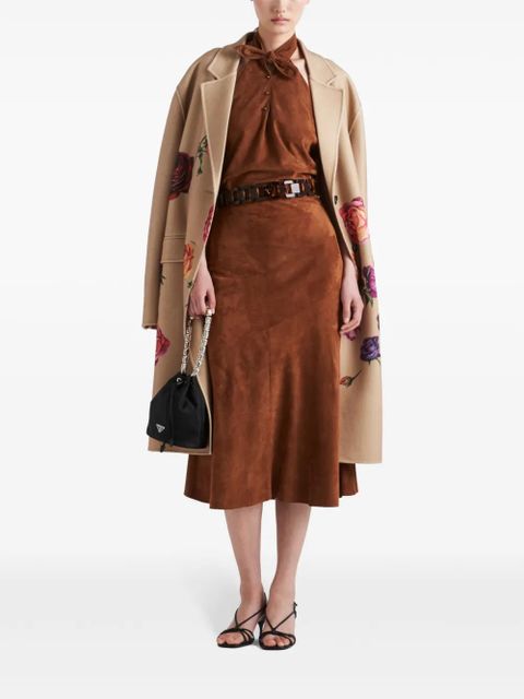 Prada suede halter top - Brown - zdjęcie produktu nr 2