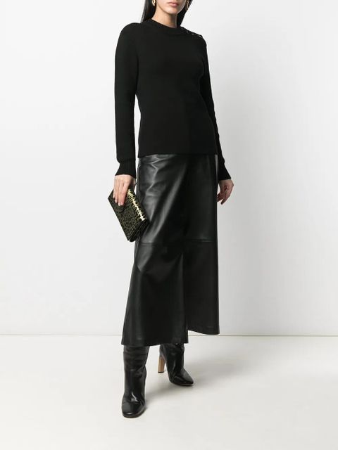 Rabanne crew-neck knit jumper - Black - zdjęcie produktu nr 2