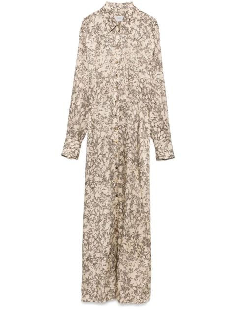 Golden Goose graphic-print maxi dress - Neutrals - zdjęcie produktu nr 1