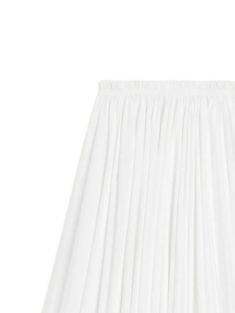 AMI Paris Corolla pleated midi skirt - White - zdjęcie produktu nr 2