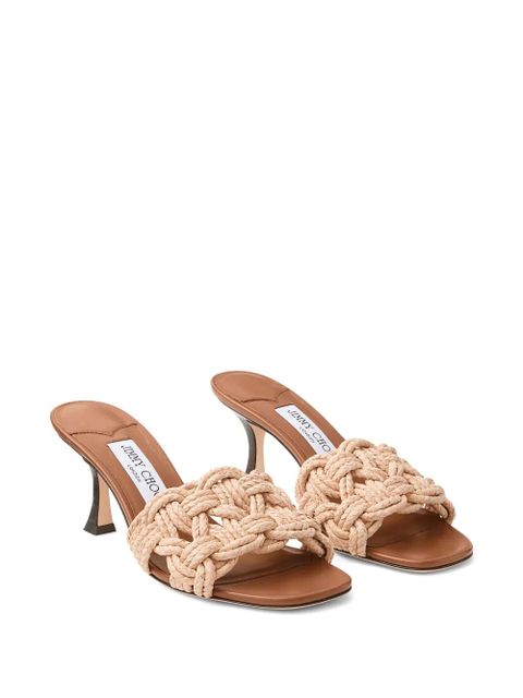 Jimmy Choo 70mm Chara mules - Neutrals