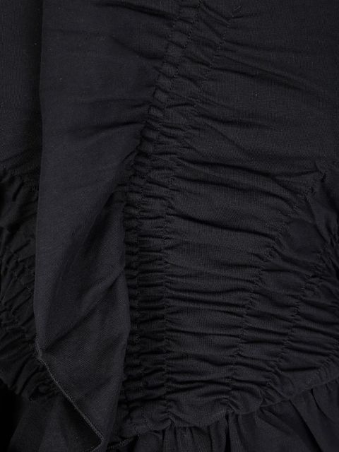 Cecilie Bahnsen Ace ruffled T-Shirt - Black