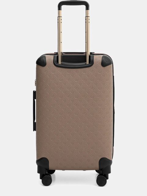 Guess walizka WILDER MEDIUM kolor beżowy TWDP74 52982