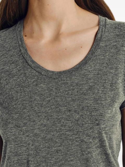 American Vintage scoop-neck short-sleeved T-shirt - Grey