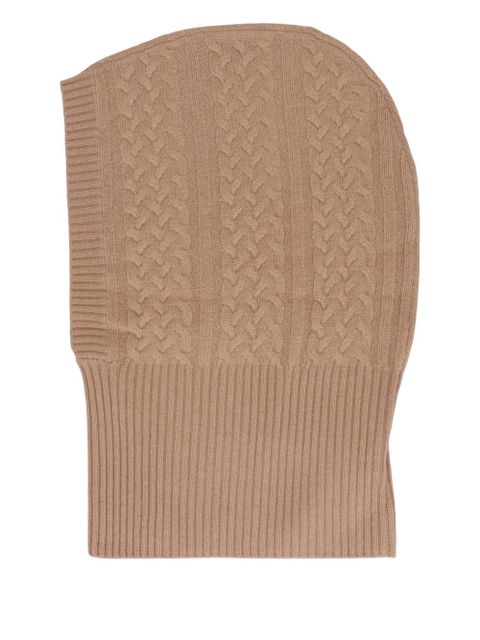 Max Mara cable-knit balaclava - Neutrals - zdjęcie produktu nr 2