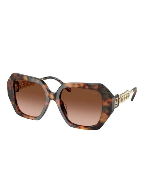 Michael Kors geometric-frame sunglasses - Brown - zdjęcie produktu nr 2