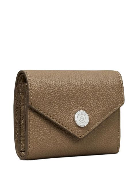 Tory Burch pebble envelope small wallet - Brown