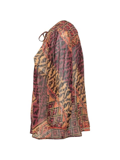 Ba&Sh Odetta printed blouse - Red