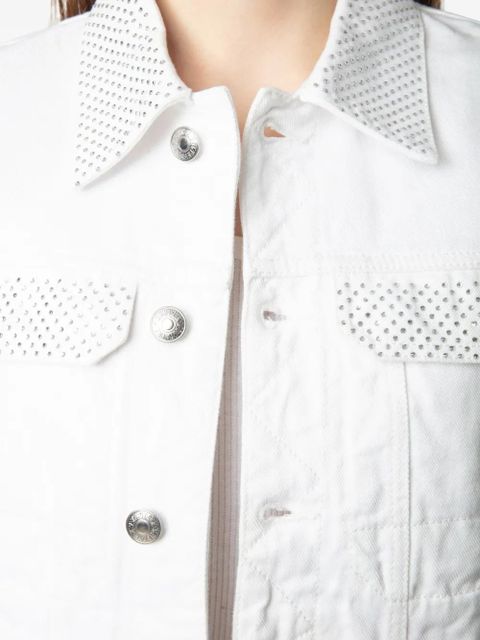Zadig&Voltaire Kioky denim jacket - White