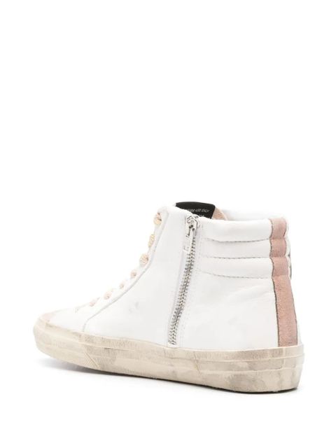 Golden Goose Slide high-top sneakers - White