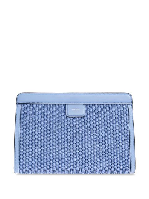 Jimmy Choo Avenue London clutch bag - Blue