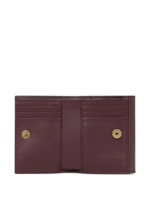 ETRO Pony leather wallet - Red