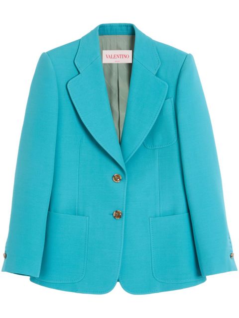 Valentino Garavani Crepe Couture blazer - Blue