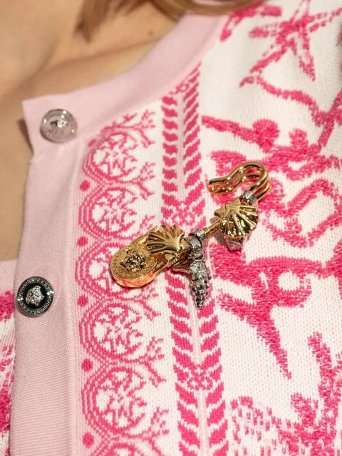 Versace Crystal Icons De La Mer brooch - Gold - zdjęcie produktu nr 2
