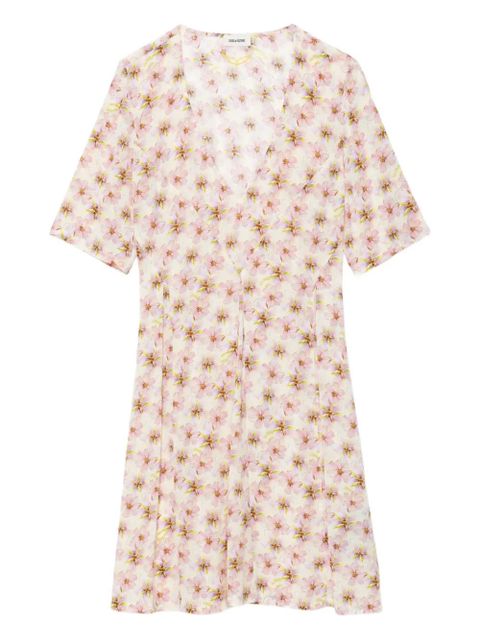 Zadig&Voltaire floral-print mini dress - Neutrals - zdjęcie produktu nr 1