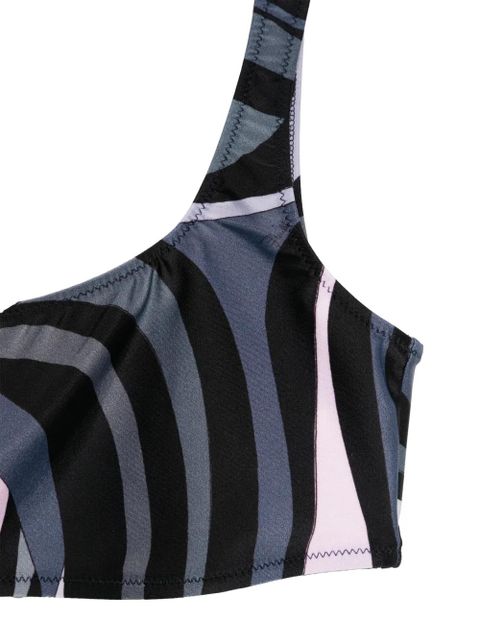 PUCCI one-shoulder bikini top - Black