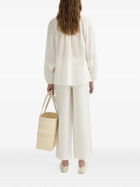 Posse Noelle high-waisted wide-leg trousers - Neutrals