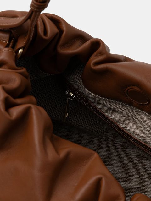 Marella torebka skórzana kolor brązowy 2523519057200