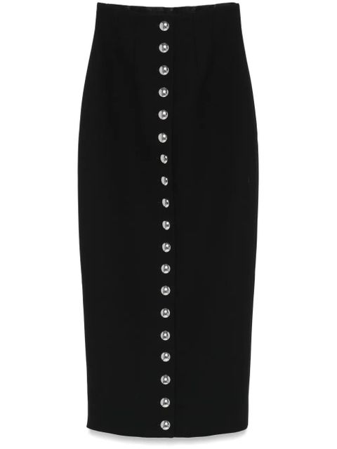 KHAITE Brynlee maxi skirt - Black - zdjęcie produktu nr 1