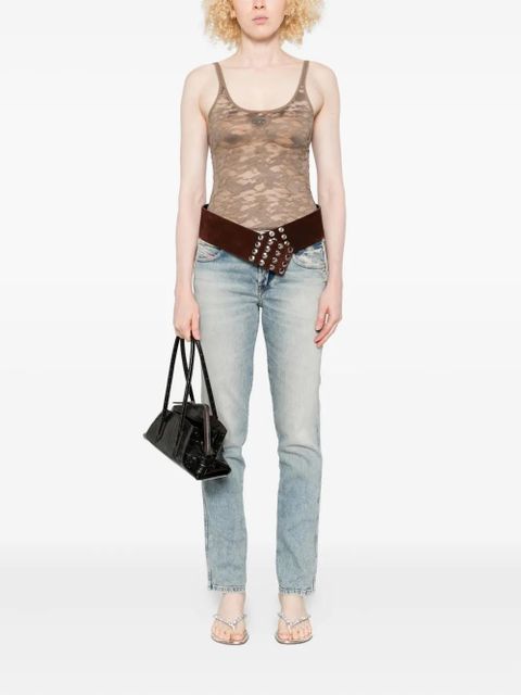 Diesel faded-wash cotton jeans - Blue