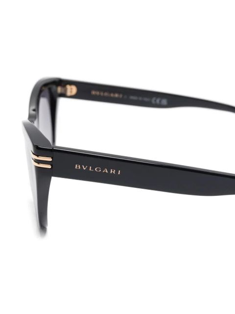 Bvlgari logo-print sunglasses - Black - zdjęcie produktu nr 2