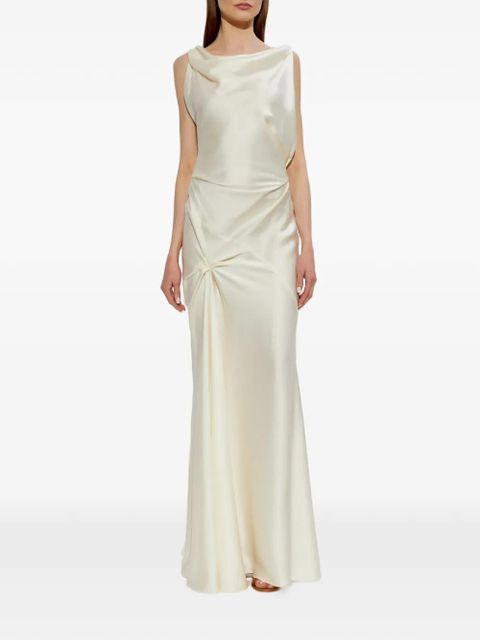 Victoria Beckham Posy sleeveless maxi dress - Neutrals - zdjęcie produktu nr 2