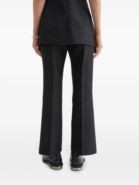 Jil Sander gabardine tailored trousers - Black