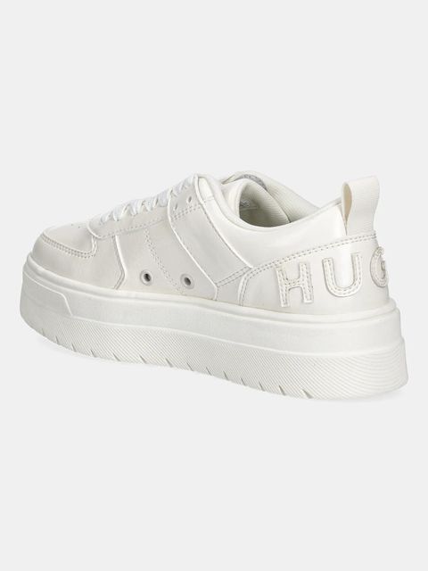 HUGO sneakersy Lyssa damskie kolor beżowy 50548151