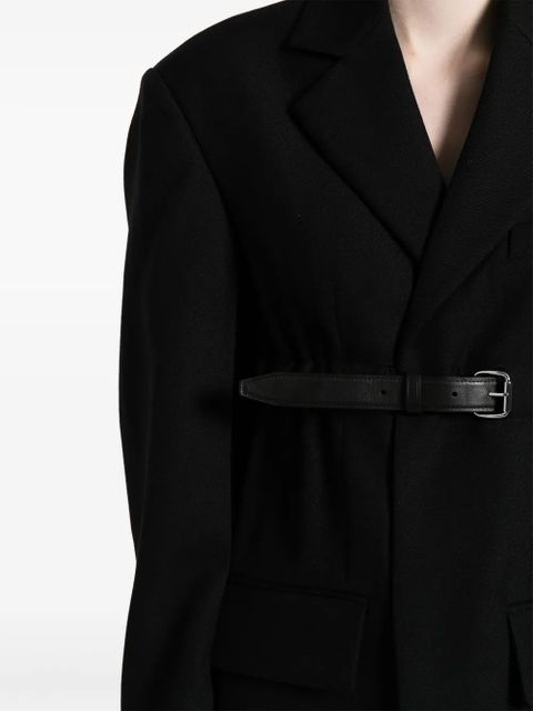 Alexander Wang belted wool blazer - Black