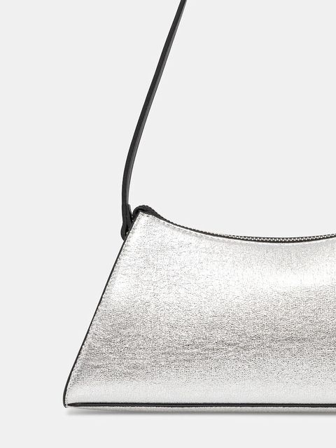 Karl Lagerfeld Jeans torebka kolor srebrny A4W30173