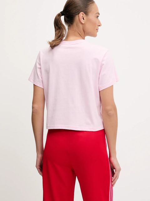 adidas t-shirt bawełniany W MINI damski kolor różowy JV6088