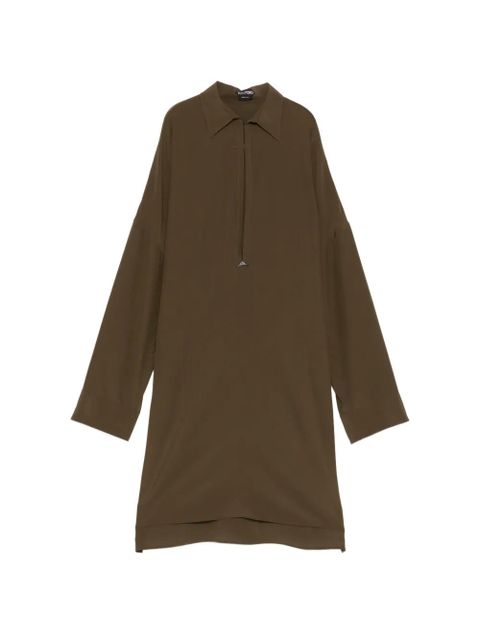 TOM FORD shift mini dress - Brown - zdjęcie produktu nr 1