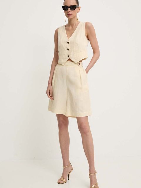 Liu Jo szorty z domieszką lnu - zdjęcie produktu nr 2