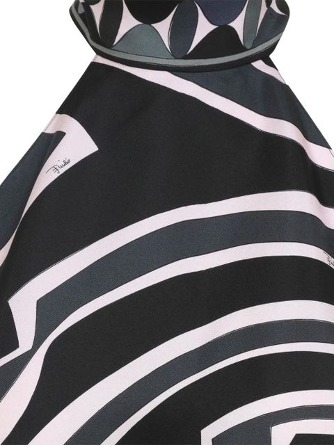 PUCCI abstract-print halterneck top - Black - zdjęcie produktu nr 2