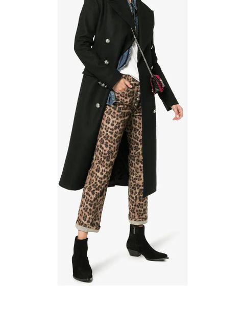 Saint Laurent Lukas 40mm cowboy ankle boots - Black - zdjęcie produktu nr 2