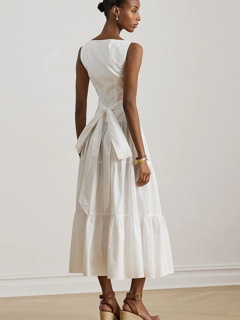 Lauren Ralph Lauren sukienka bawełniana - zdjęcie produktu nr 1