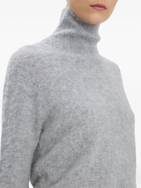 Victoria Beckham Polo neck wool jumper - Grey