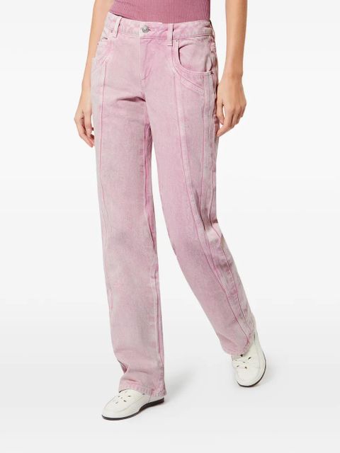 MARANT ÉTOILE Jaylis five-pockets jeans - Pink - zdjęcie produktu nr 2