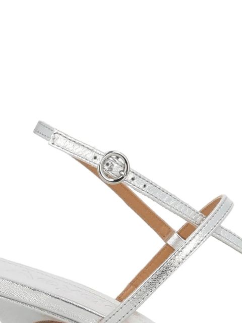 Aeyde leather heeled sandals - Silver - zdjęcie produktu nr 2