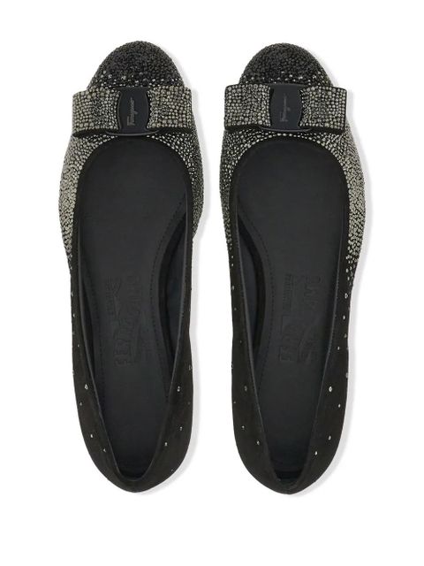 Ferragamo Vara bow ballerina shoes - Black - zdjęcie produktu nr 2