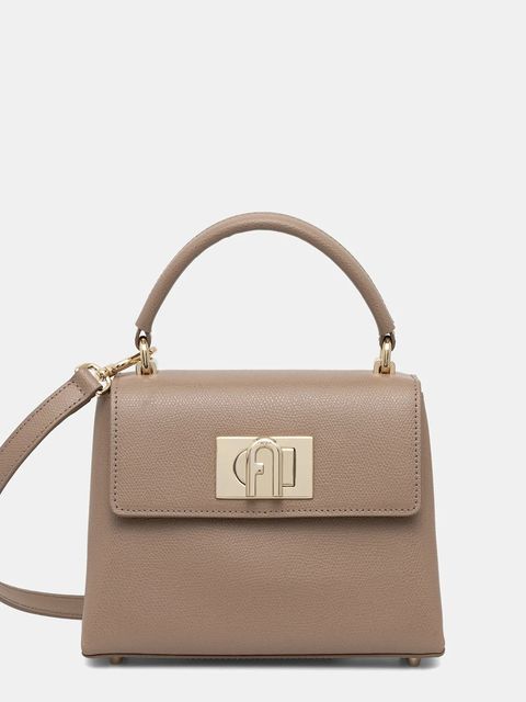 Furla torebka skórzana kolor beżowy WB00109.ARE000.1257S - zdjęcie produktu nr 1