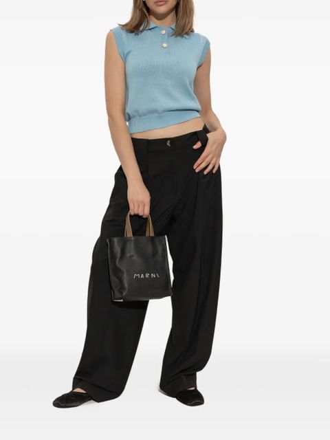 Marni leather ballet flats - Black