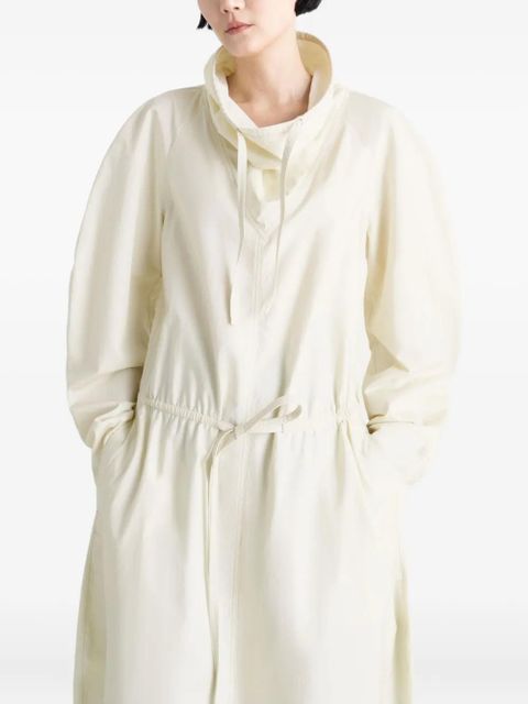 LEMAIRE Vareuse long-sleeve drawstring dress - Neutrals
